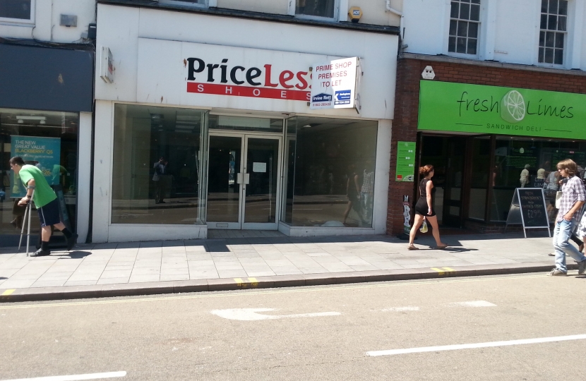 Empty Shop in Torquay