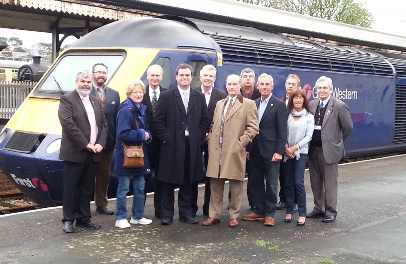 Waving off the Torbay Express