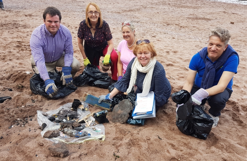 Beach Clean Team at Fairy Cove.