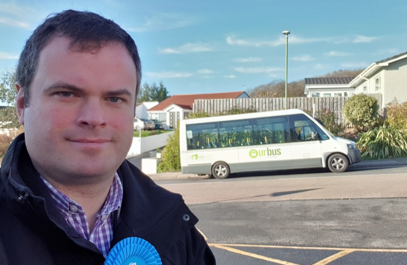 KF With 60/61 Bus in Livermead.