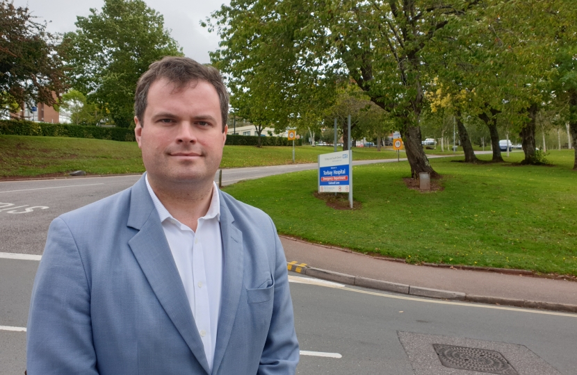 Kevin at Torbay Hospital.