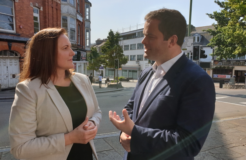 Kevin With PCC Alison Hernandez (Taken before lockdown restrictions)