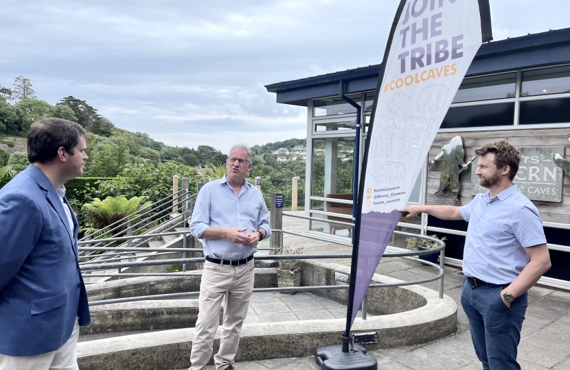 Kevin Visits Kent's Cavern To Hear How The Furlough Scheme Supported Them.