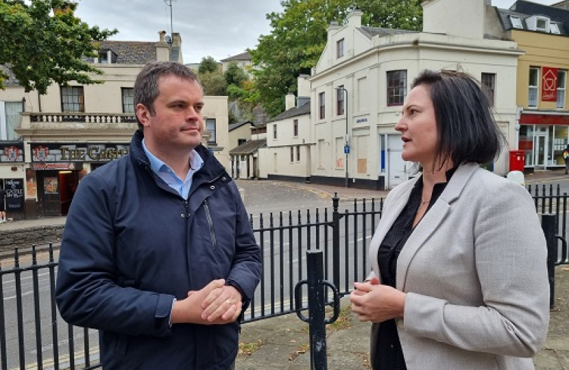 Kevin with Alison Hernandez the Police and Crime Commissioner