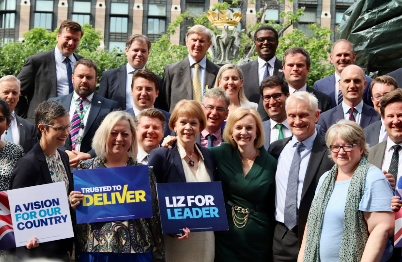 Kevin With Liz Truss and Team.