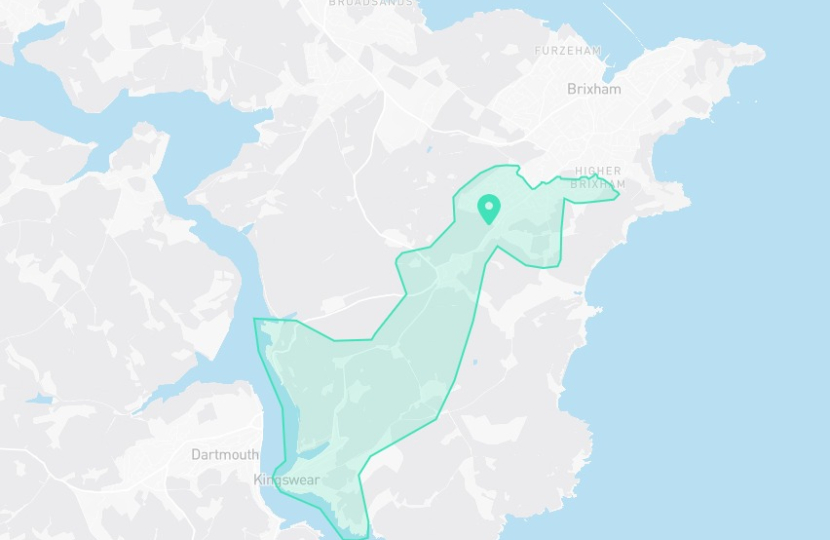 The area supplied by the Hillhead Reservoir, which was affected by the recent outbreak.