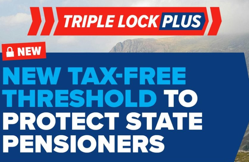 The Triple Lock Plus will support Pensioners in Our Bay