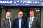 Cllr Dave Thomas, Clarke Osborne and Kevin Foster MP