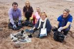 Beach Clean Team at Fairy Cove.