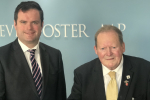 Kevin Foster MP with Cllr Ian Doggett who passed away recently.