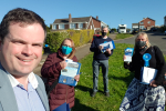 Out on the doorsteps in Paignton.