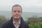 Kevin at Hope's Nose which was once the main outfall for Torquay's waste, but is still retained as a storm outlet.