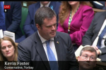 Kevin asking about support for tourism at PMQs