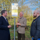 Kevin Foster MP with local campaigners Mark Kingscote and Josh Barrand at the Edginswell Station site