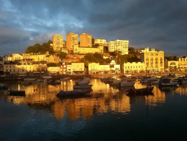 Torquay Harbour at Sunset