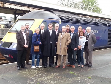 Waving off the Torbay Express