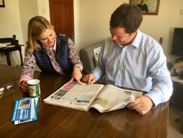 Justine & Kevin discuss media coverage of Schools Funding In Torbay