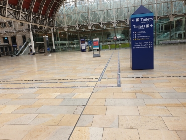 Empty Station Concourse at Paddington