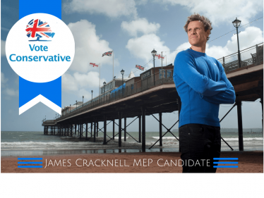 James Cracknell in Paignton