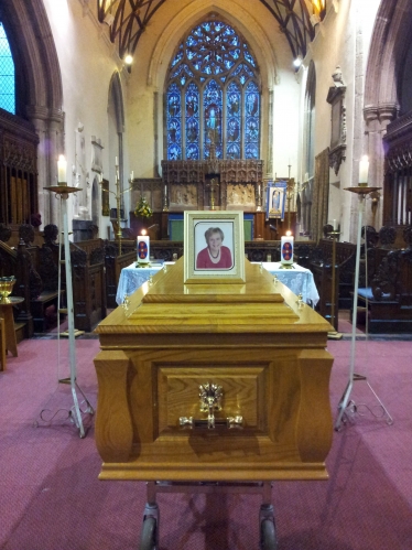 Mum Reposing In St Mary's Church