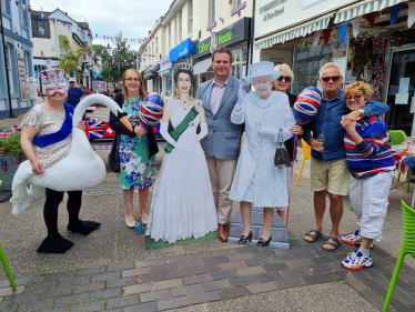 Kevin and Hazel Joining the Celebrations in St Marychurch