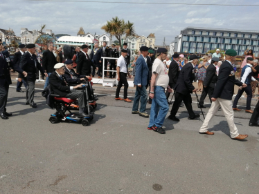 Veterans March Past at Torbay Armed Forces Day