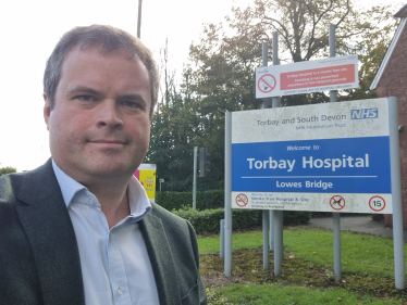 Kevin Foster at Torbay Hospital.