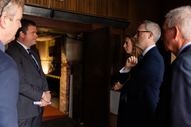 Kevin Foster MP and Lord Parkinson with the Paignton Picture House team