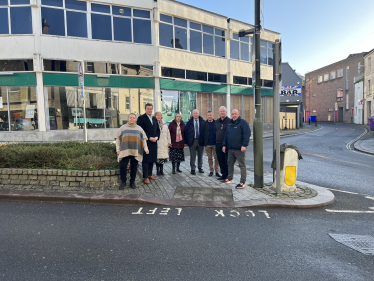 Kevin Foster in Torquay Town Centre with Conservative Candidates for Torbay Council