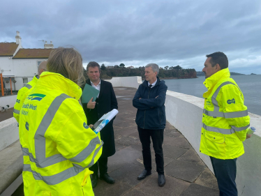 Kevin meets with South West Water at Goodrington