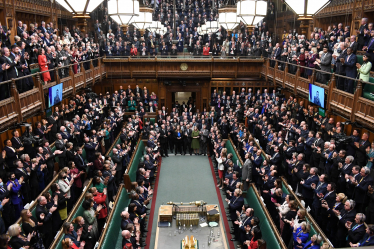 President Zelensky of Ukraine's Historic Address To Parliament.